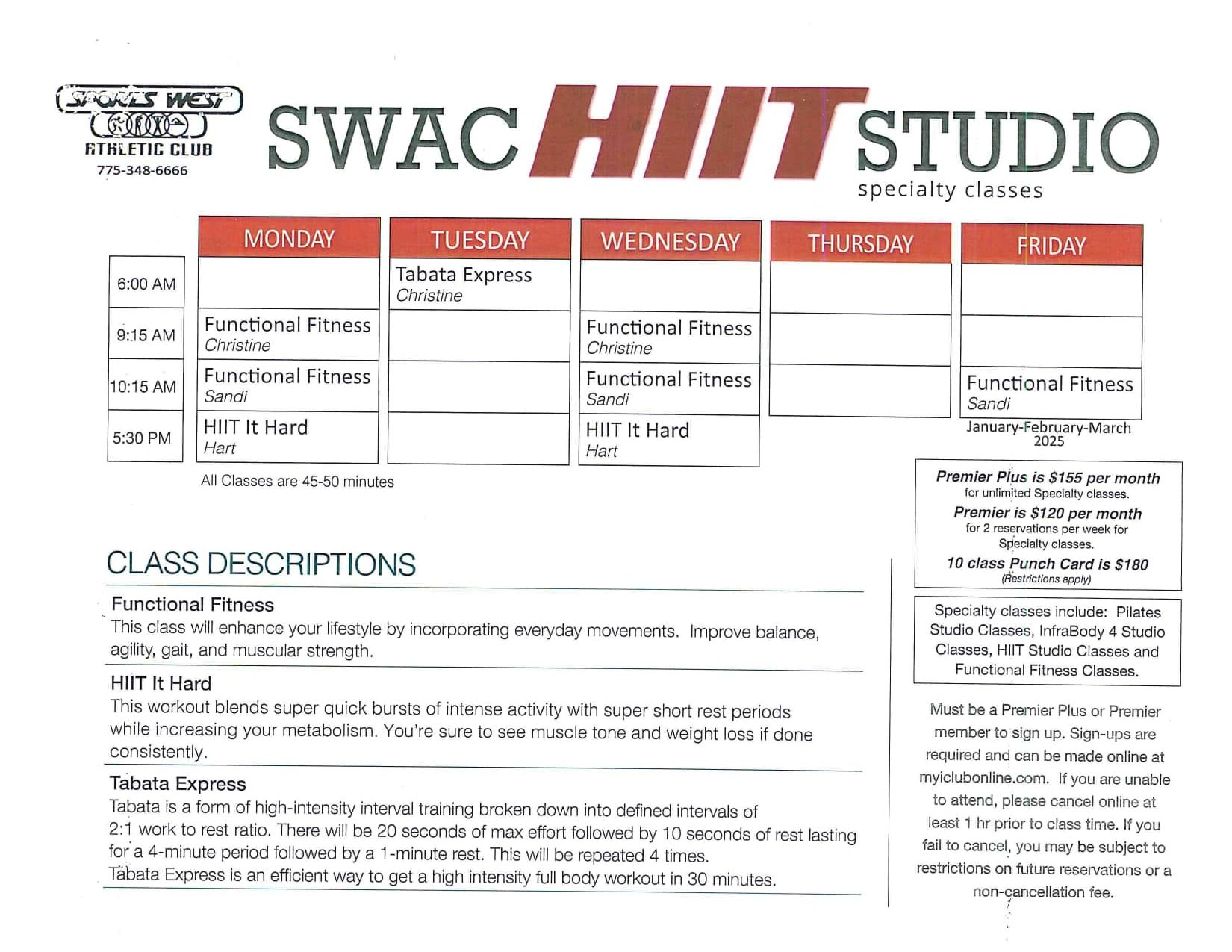 HIIT Brochure