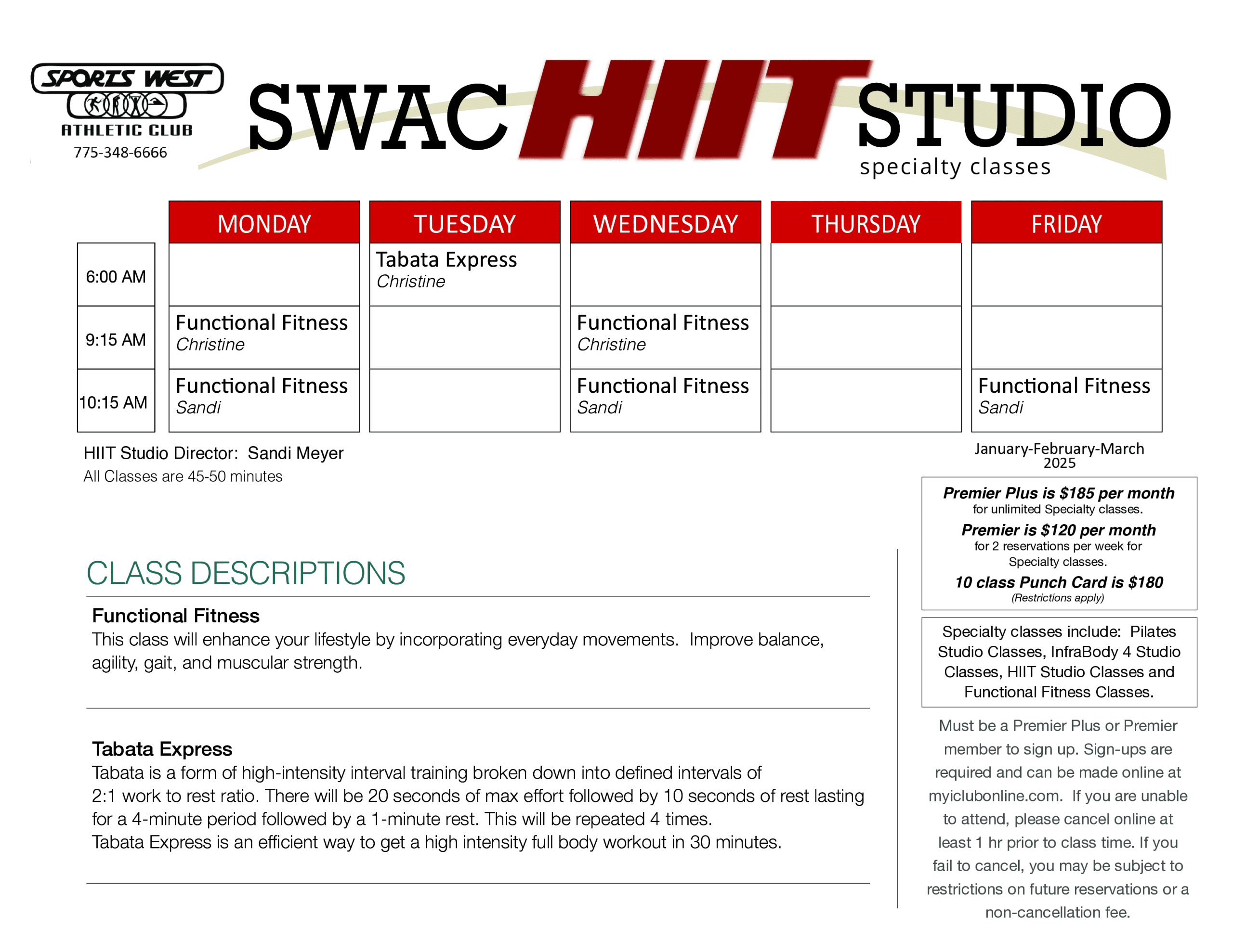 HIIT Brochure