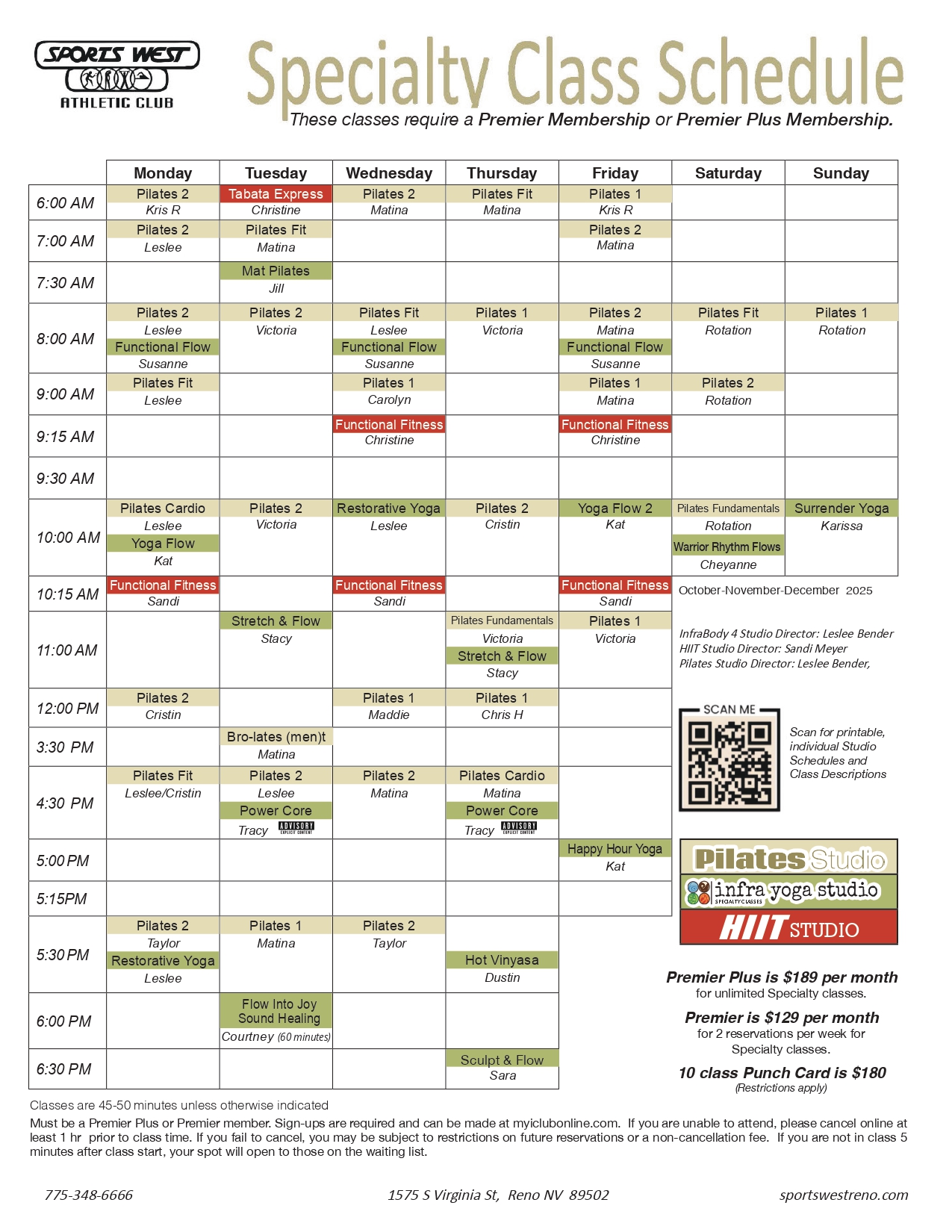 View All Schedules