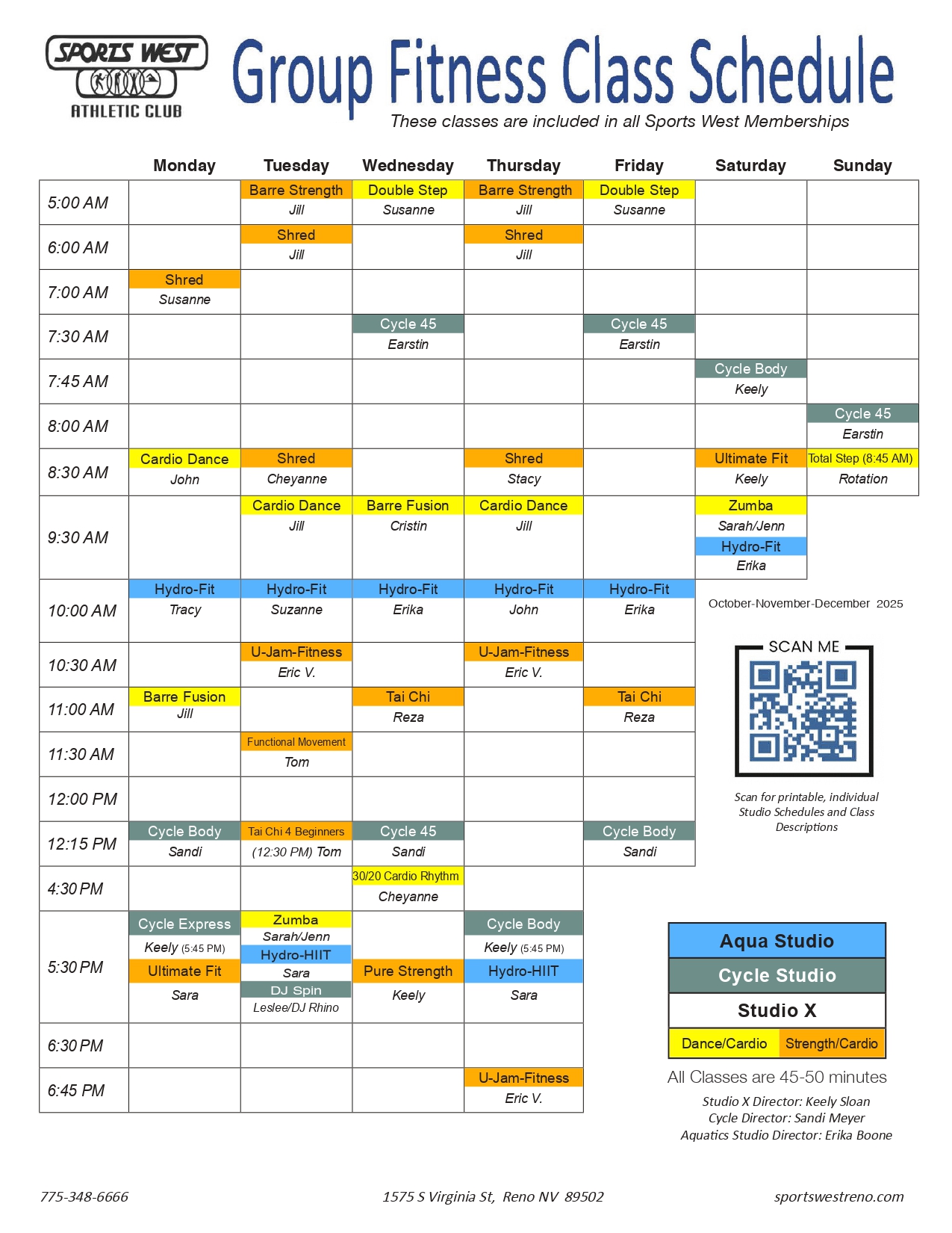 View All Schedules