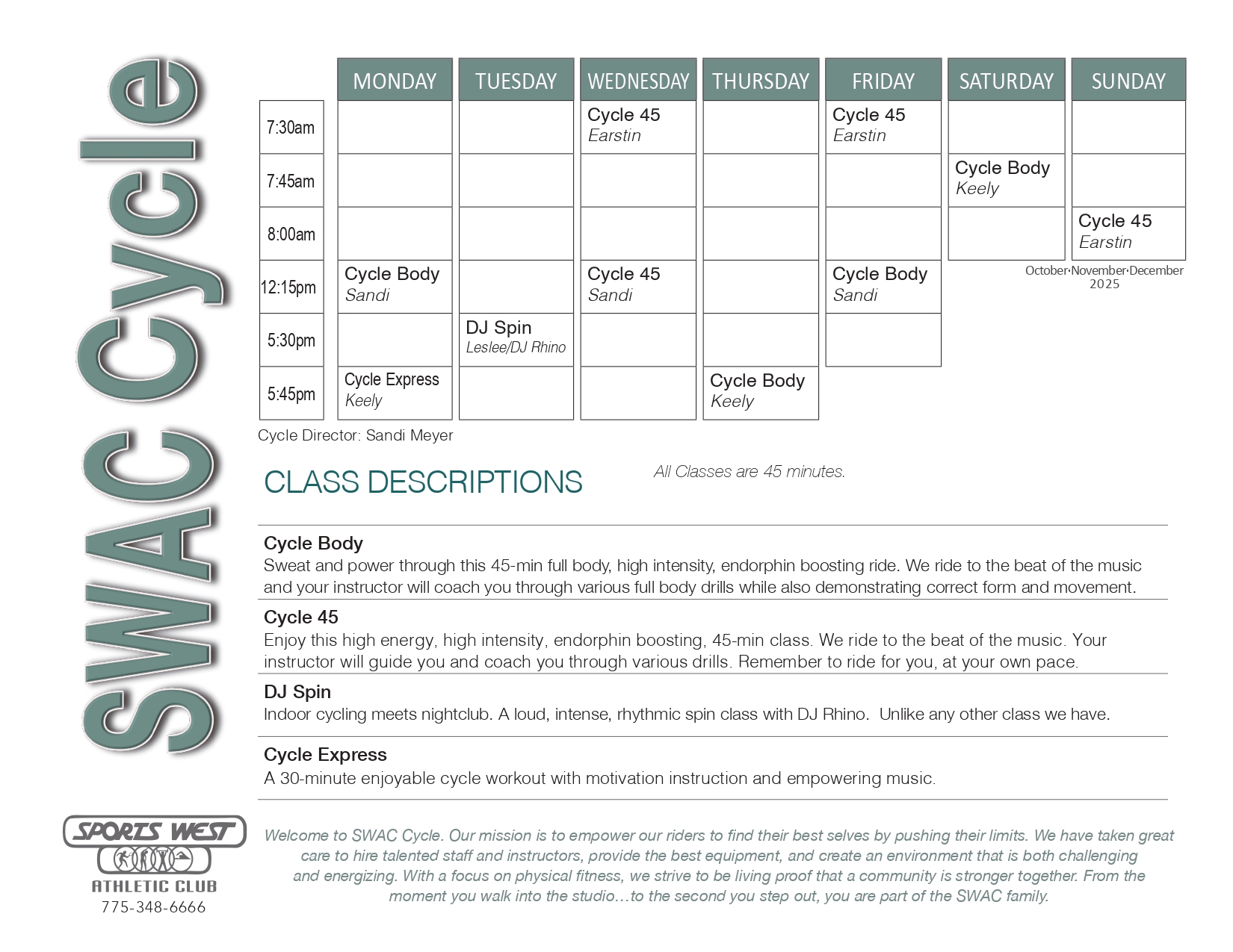 Cycle Brochure