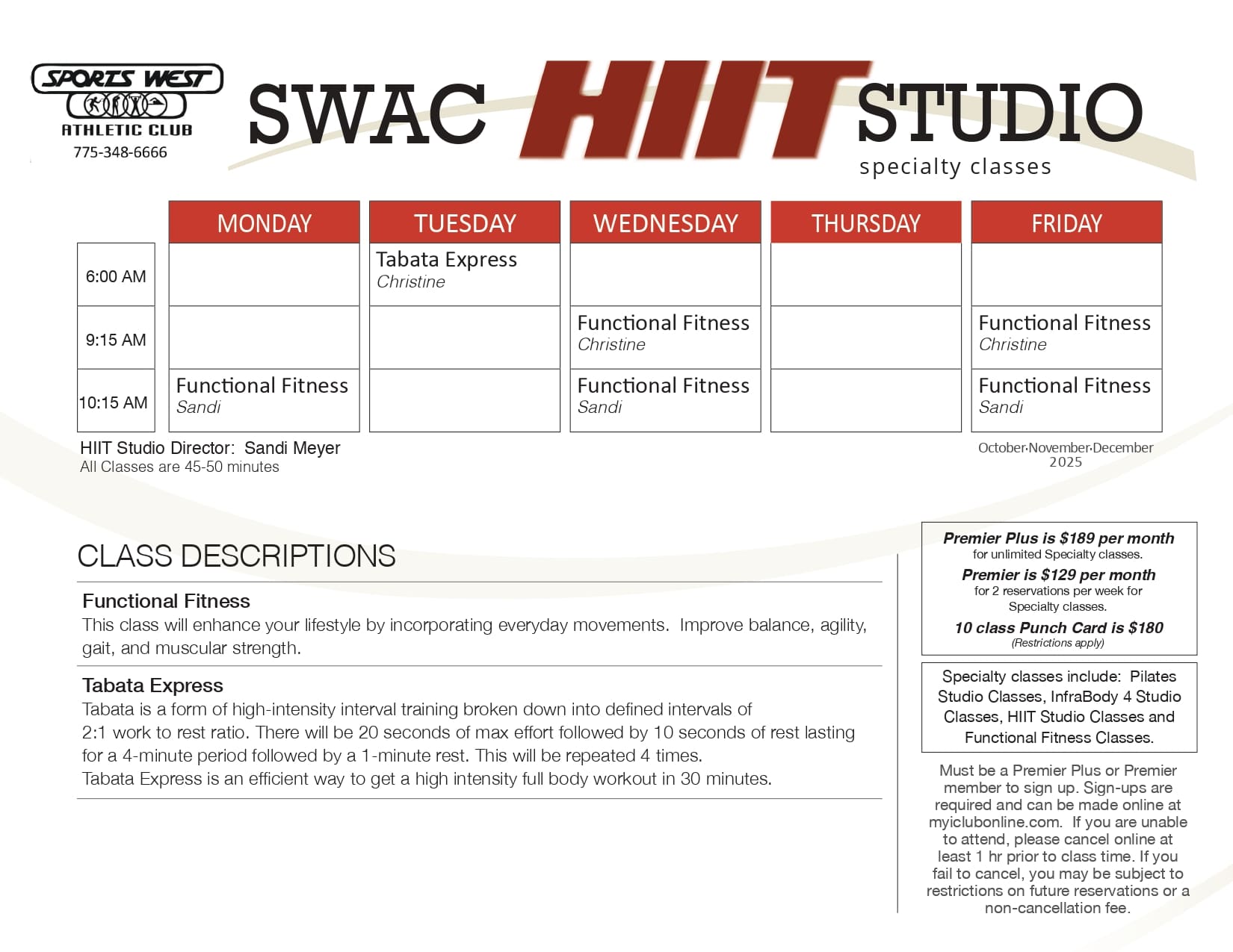 HIIT Brochure