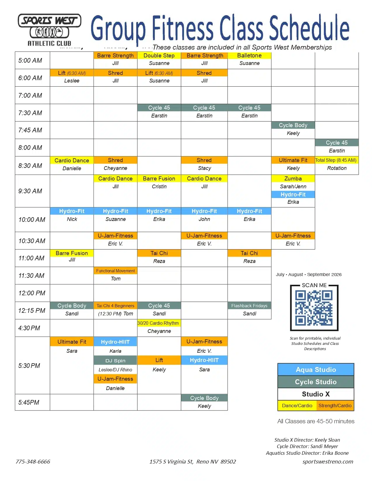View All Schedules
