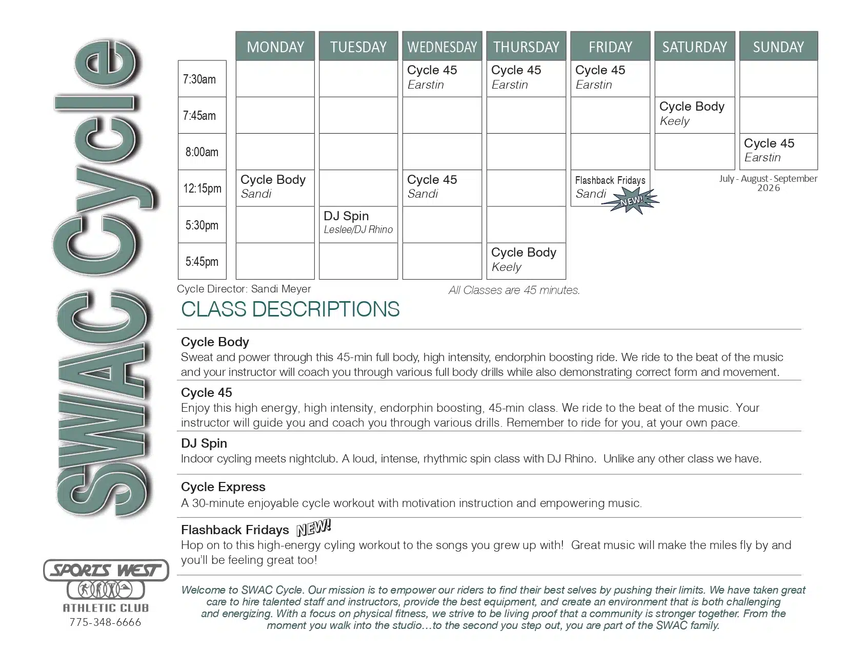 Cycle Brochure