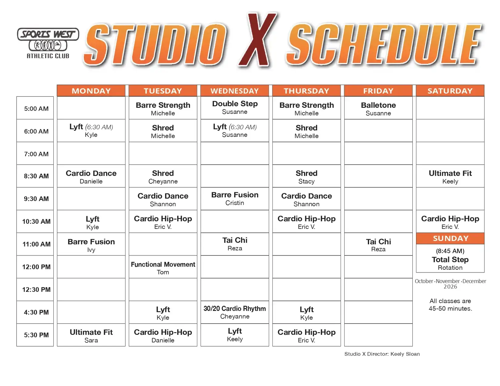 Studio X Brochure