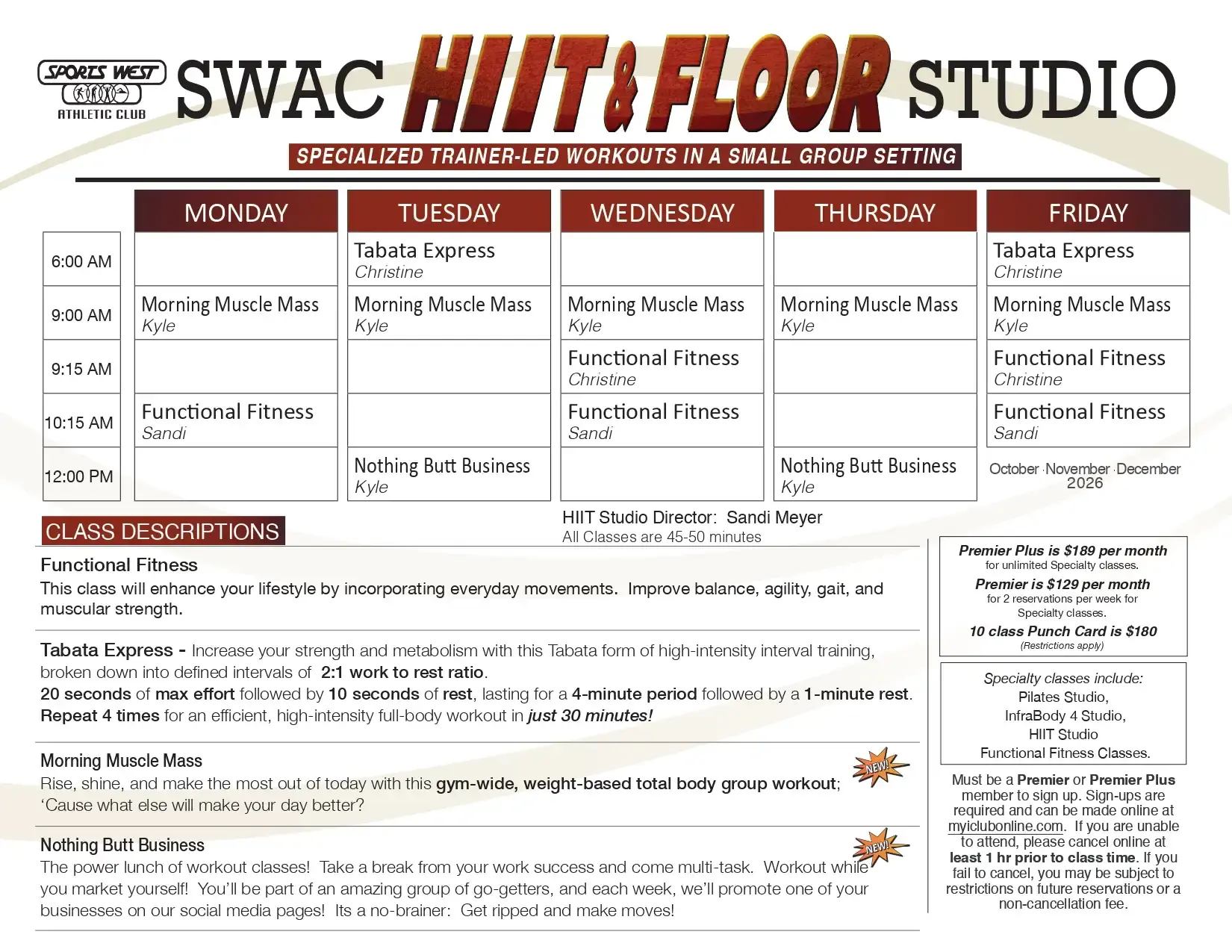 HIIT Brochure