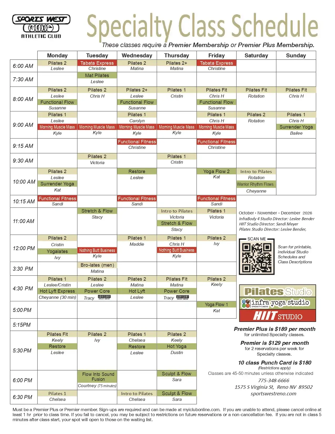 View All Schedules