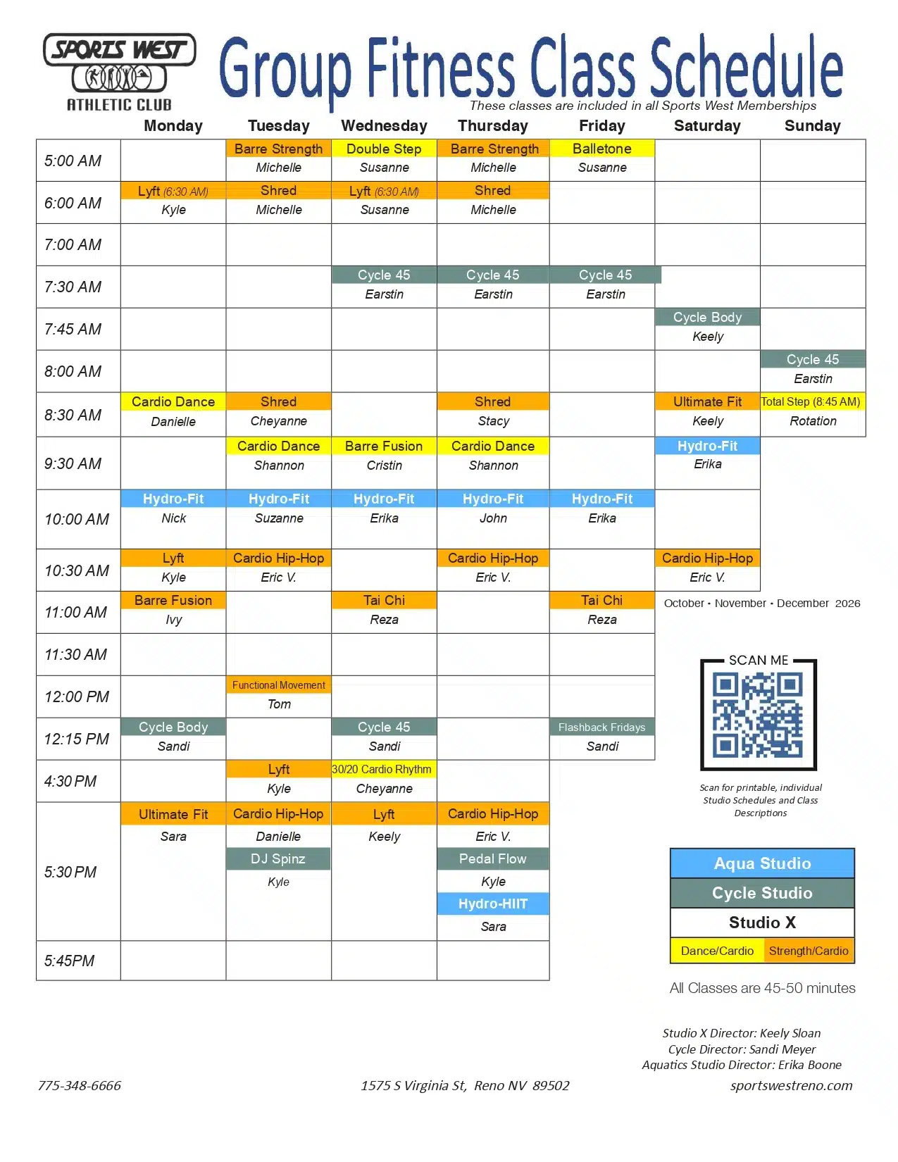 View All Schedules