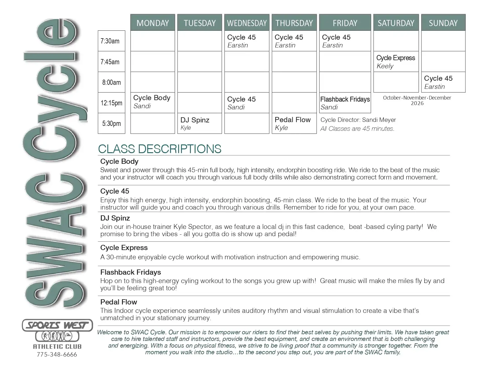 Cycle Brochure